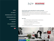 Tablet Screenshot of neukranz.net